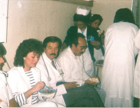 Dra. Margarita Rivera, Dr. Enrique Reyes, Dr. Ponce Domínguez